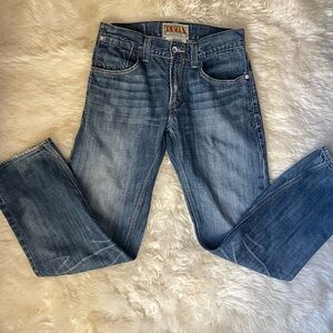 Vintage | HTF Levi's 514 low rise slim straight leg dark wash denim / jeans